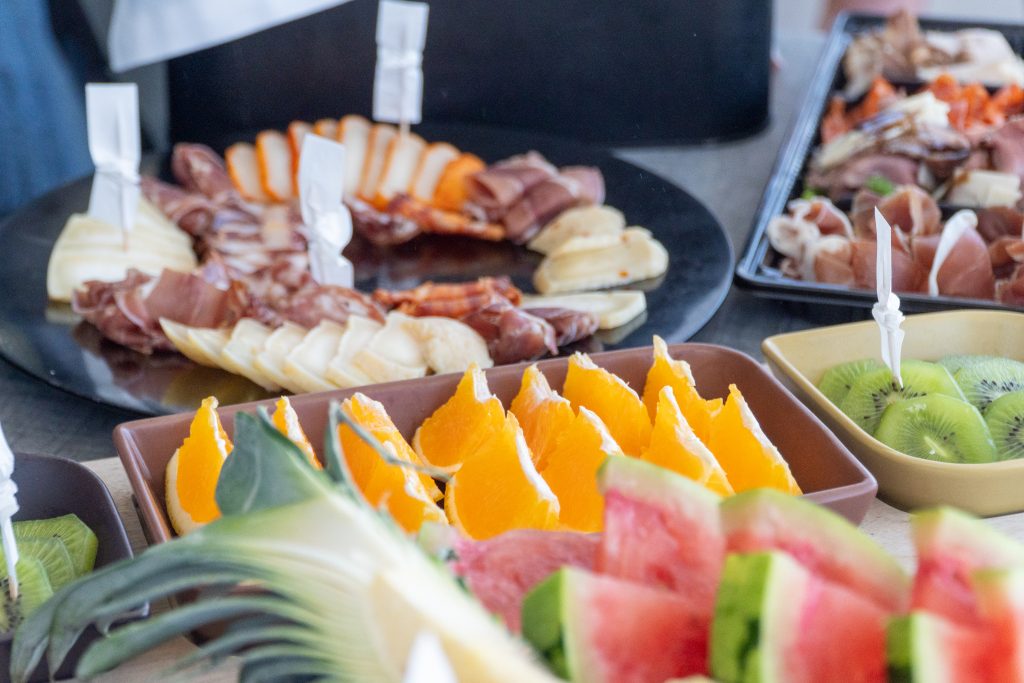 Luxury catering on board during luxury yacht experience Algarve